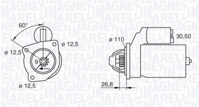 MAGNETI MARELLI 063216731010 -  Стартер